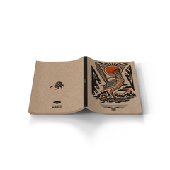 RaycoDesign — Roadrunner Out West Kraft Layflat Notebook