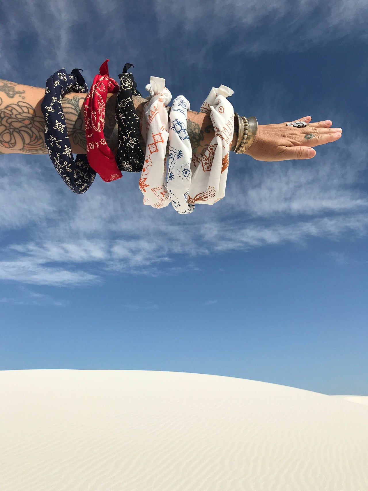 Tyler Bandana (White)