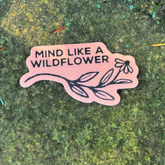 Brass Earth - Mind Like a Wildflower Vinyl Sticker