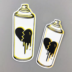Aerosol Can – Sticker- Mini