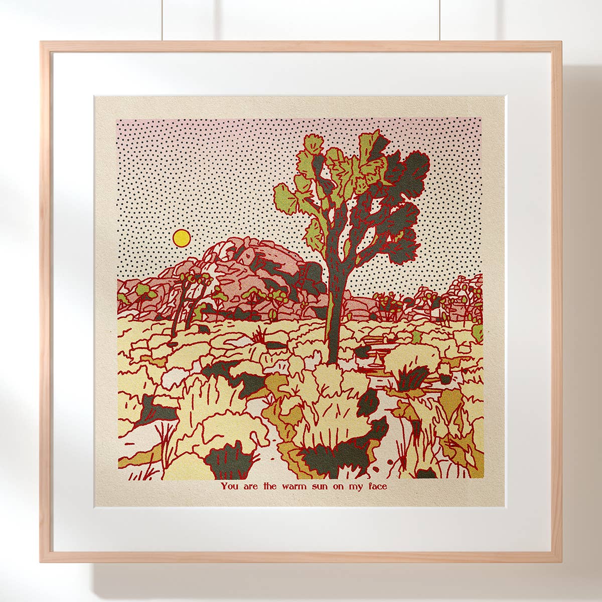 Caroline Clark - Desert Mountain #11 Print (12" x 12")