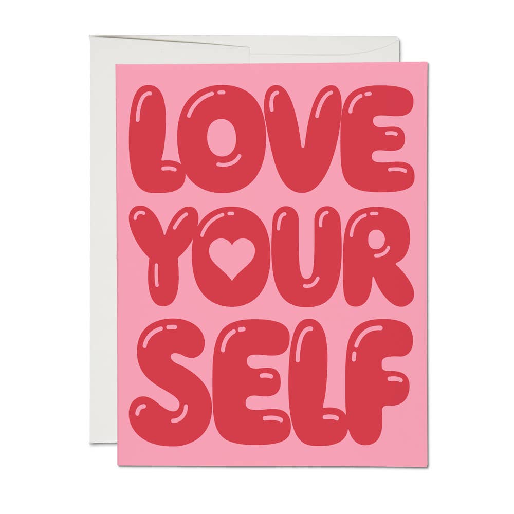 Red Cap Cards - Greeting Card - Love Yourself