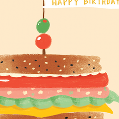 MORTADELLA TALL BOY - Birthday Card