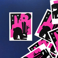 Desert Myth - Jackalope Vinyl Sticker