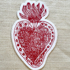 Borges Heart Sticker, USA