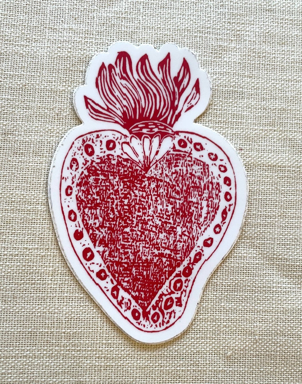 Borges Heart Sticker, USA