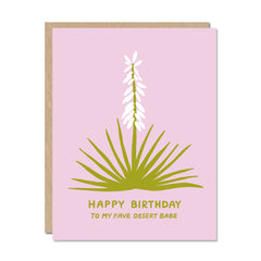 Desert Babe - Birthday Card