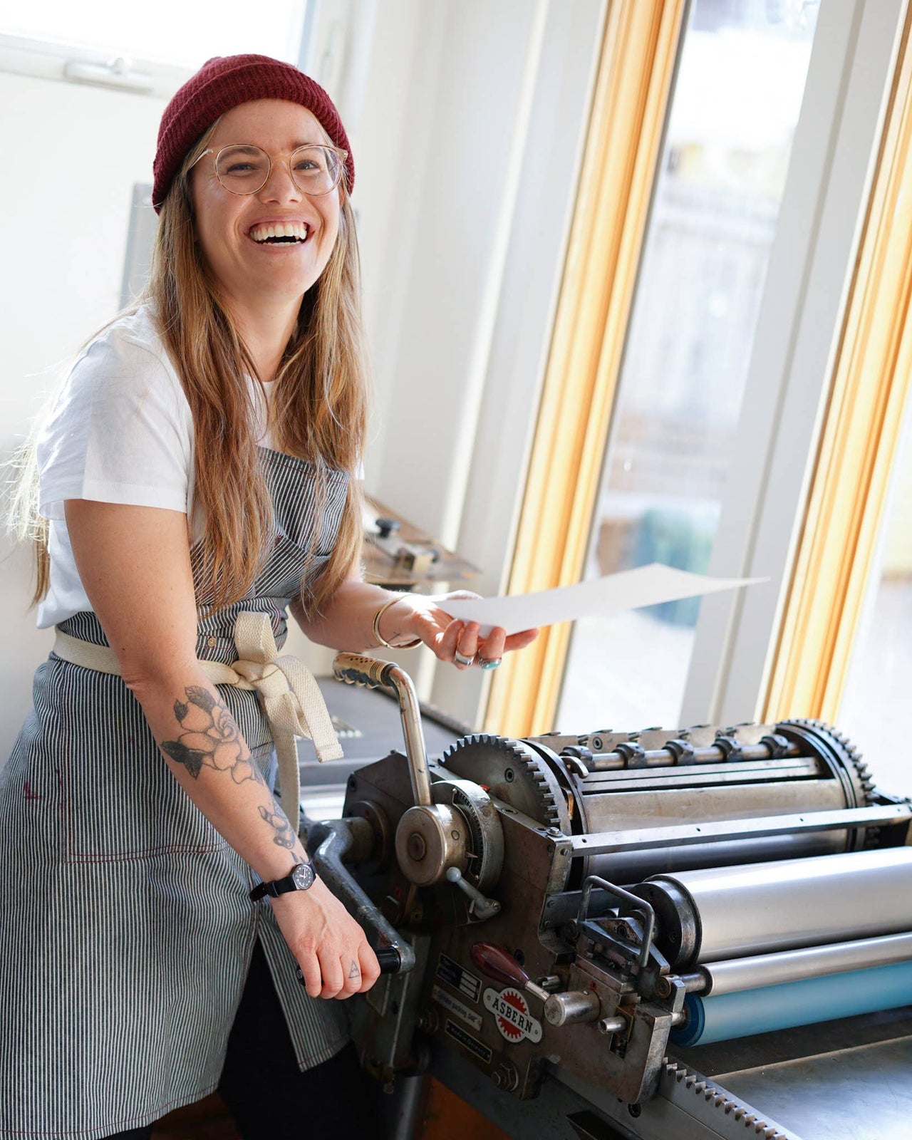 Mistletoe Letterpress Greeting Card