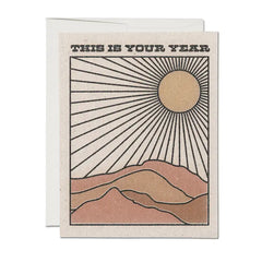 Red Cap Cards - Greeting Card - This is Your Year Congratulations