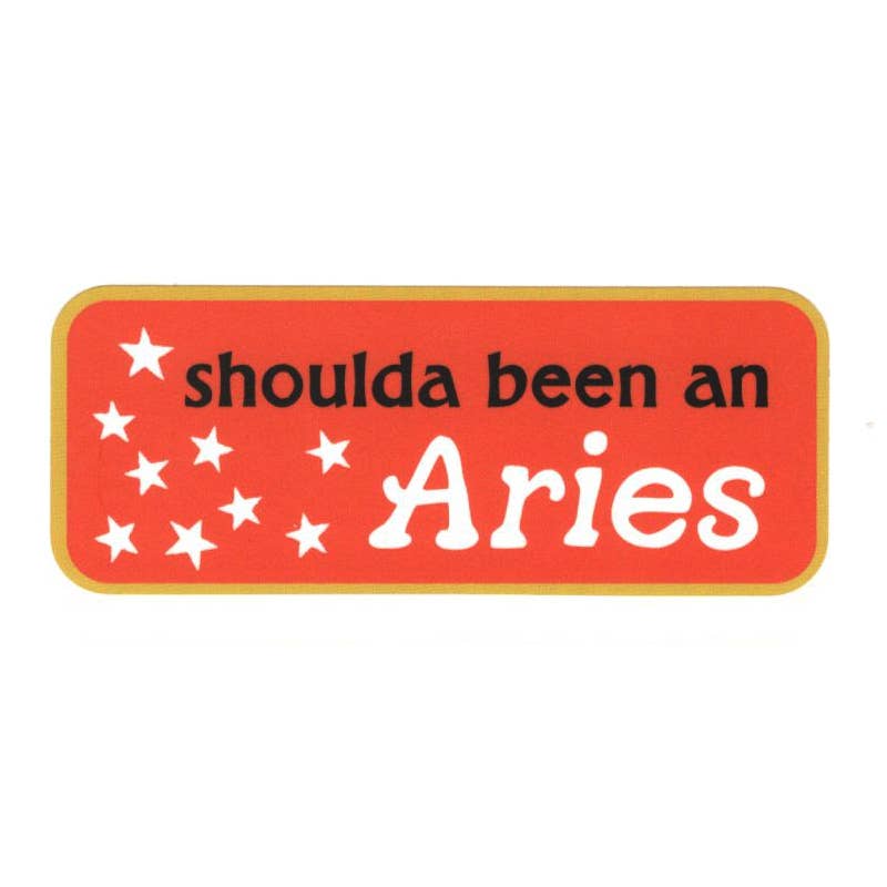 Shoulda Been A... zodiac stickers