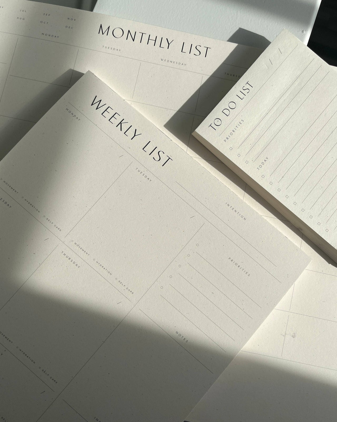 Wilde House Paper - Weekly List Pad