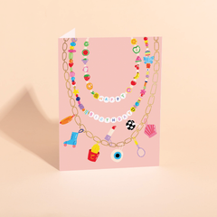 FESTIVAL BEADS - Birthday Card