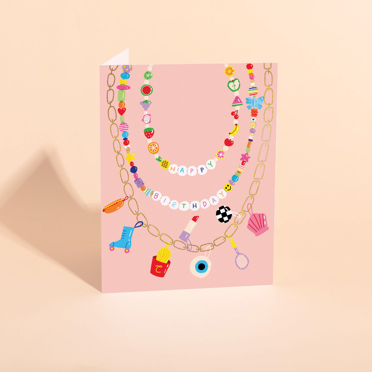 FESTIVAL BEADS - Birthday Card