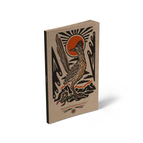 RaycoDesign — Roadrunner Out West Kraft Layflat Notebook