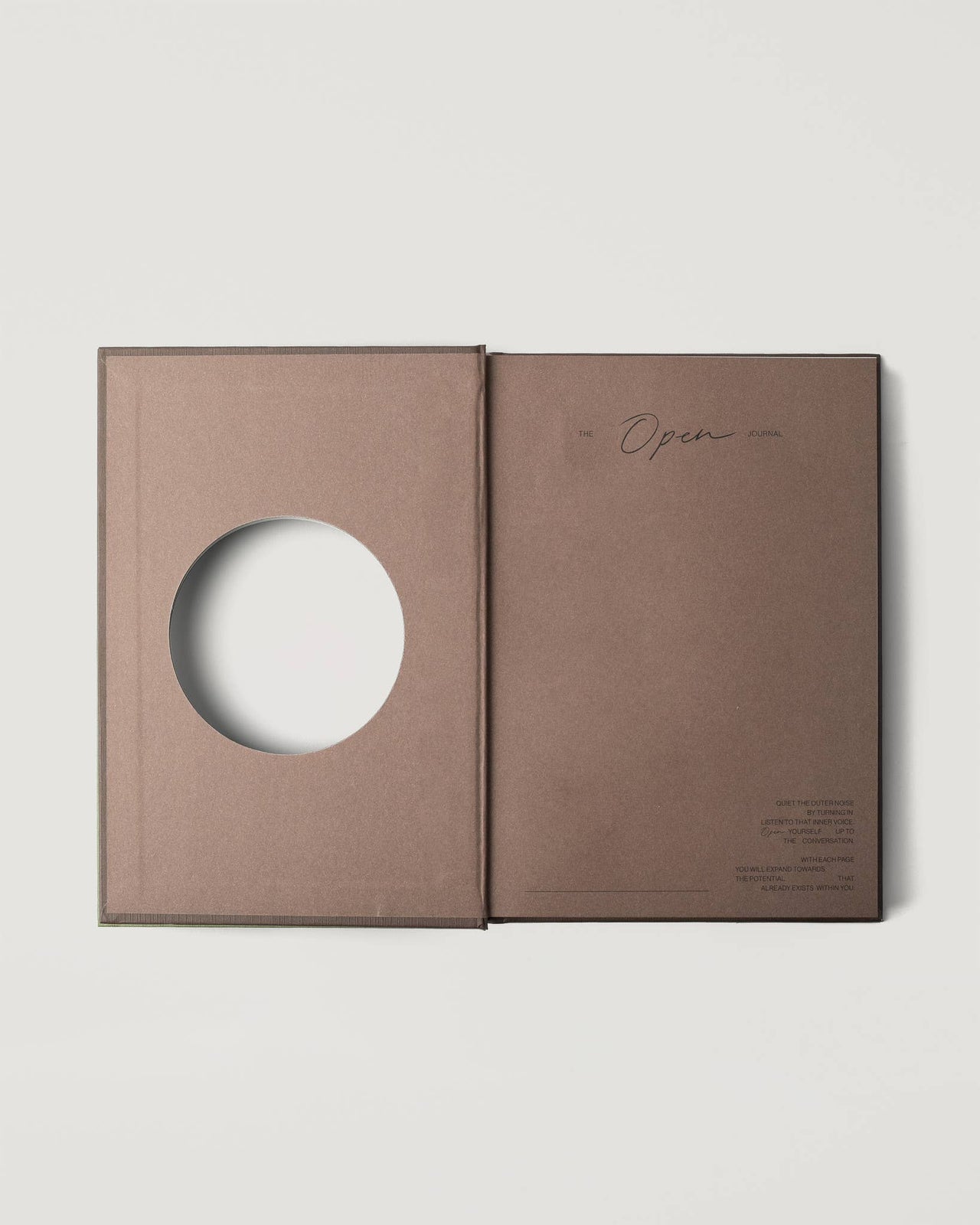 Wilde House Paper - Open Journal in Espresso