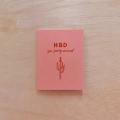 Party Animal - Birthday Card