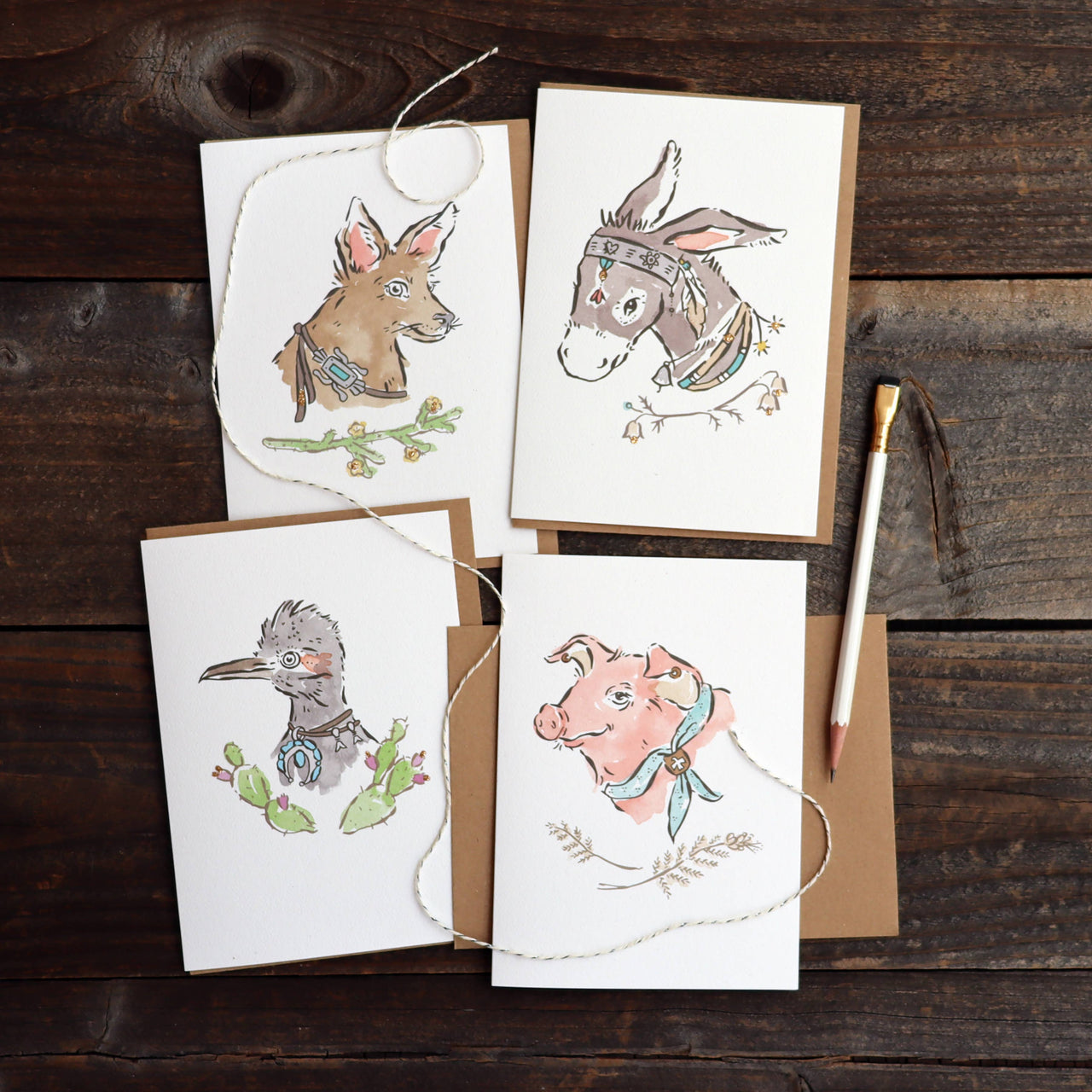Jackalope Note Card