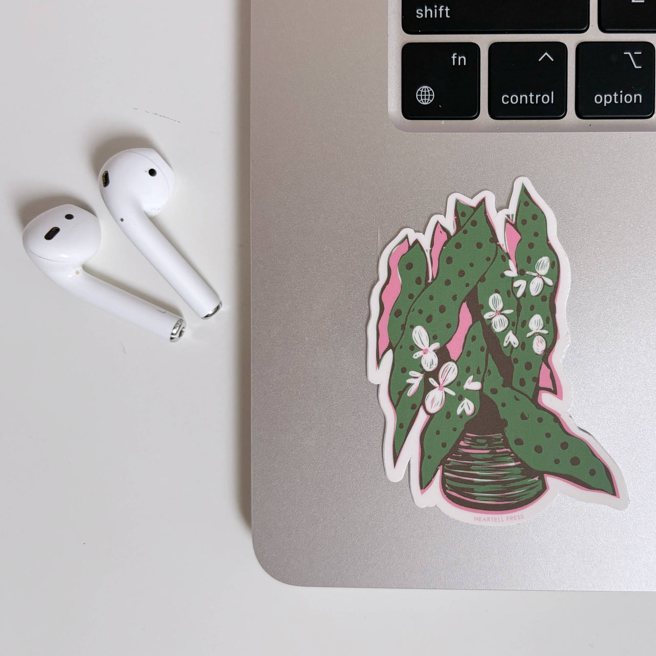 Eco Friendly Begonia Die Cut Sticker