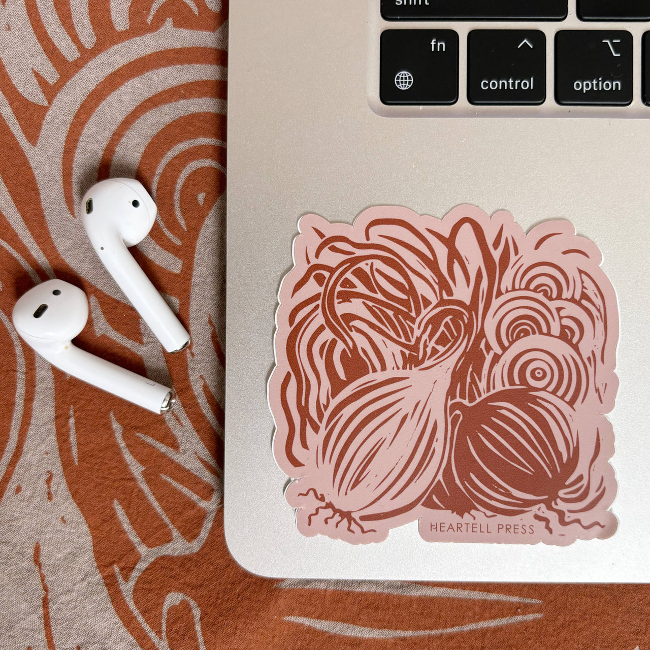 Eco Friendly Onions Die Cut Sticker