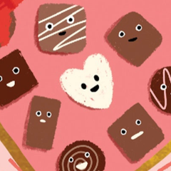 BOX O CHOCOLATES - Valentine's Day Card