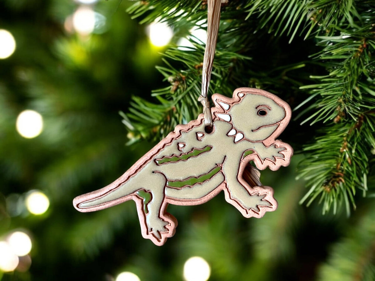 Horney Toad Horned Lizard Artisanally Crafted Ornament