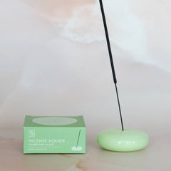 Glass Bubble Incense Holder : Orchid Translucent