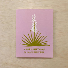 Desert Babe - Birthday Card