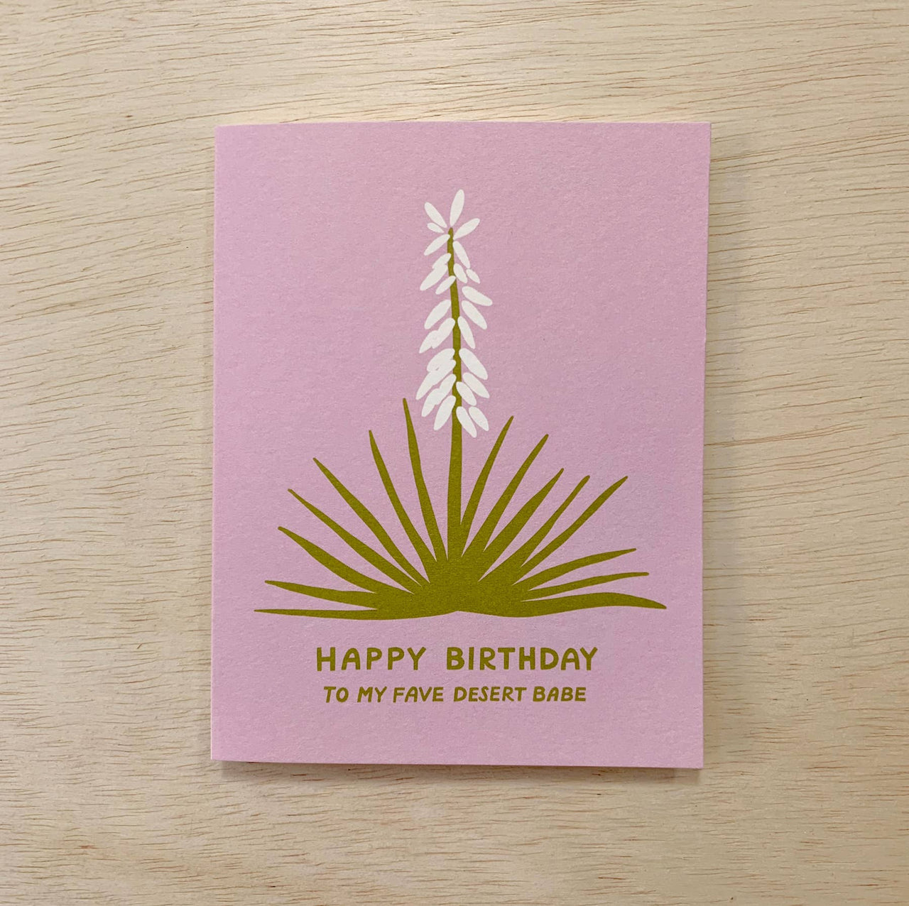 Desert Babe - Birthday Card