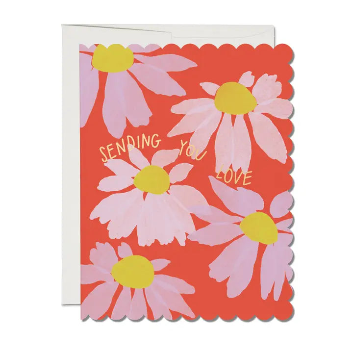 Red Cap Cards - Greeting Card -Sending You Love