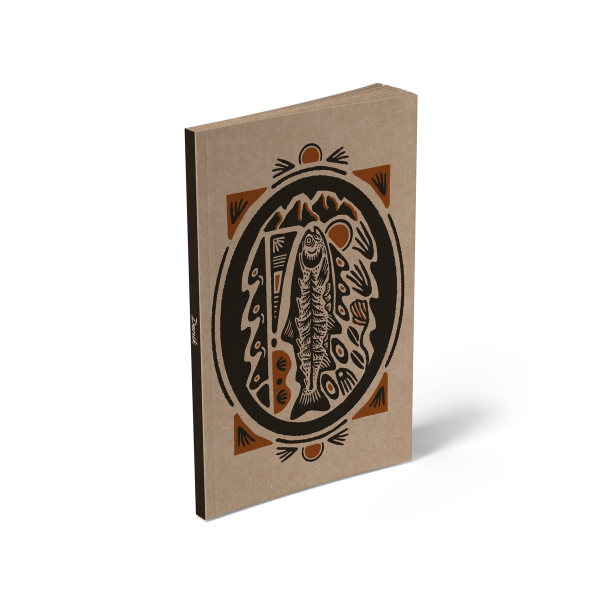 RaycoDesign — Spirit of the River Kraft Layflat Notebook