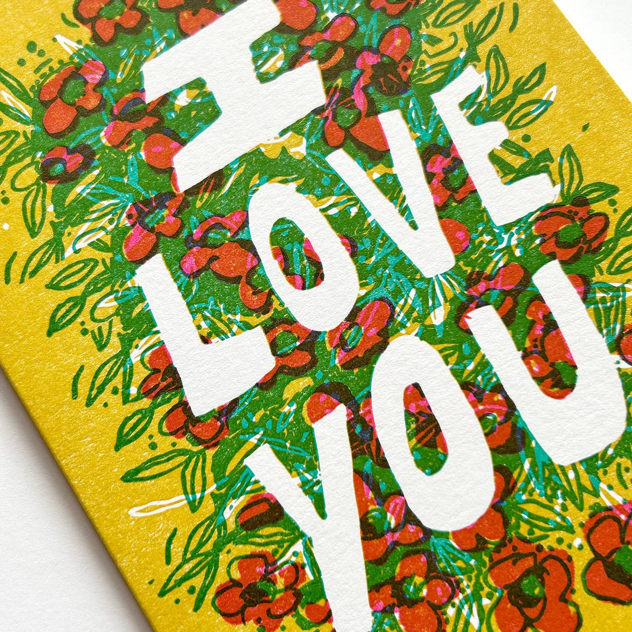 I Love You Flower Power
