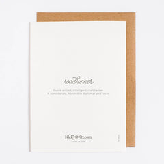 Roadrunner Note Card