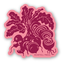 Eco Friendly Beets Die Cut Sticker