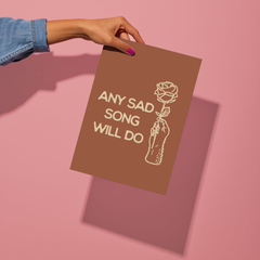 Brass Earth - Any Sad Song Print 8x10
