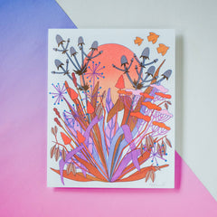 Autumn Moon - Risograph Art Print