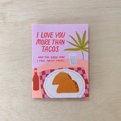 Tacos - Love Anniversary Valentine's Day Card