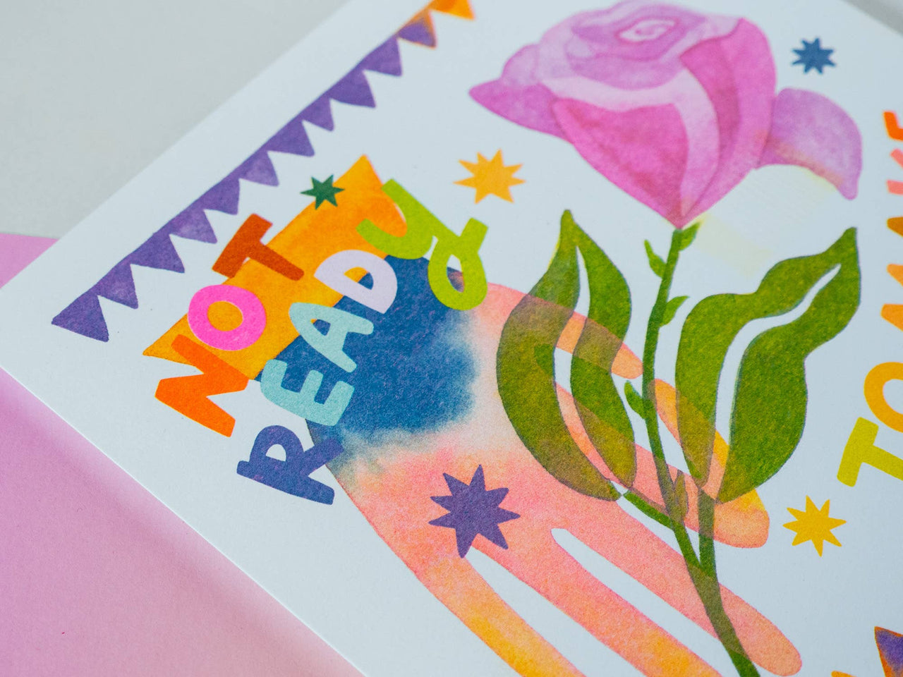 Not Ready to Make Nice - Risograph Art Print