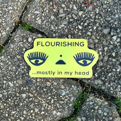 Brass Earth - Flourishing, In My Head Vinyl Sticker
