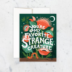 Love & Friendship Greeting Card | Strange Creature