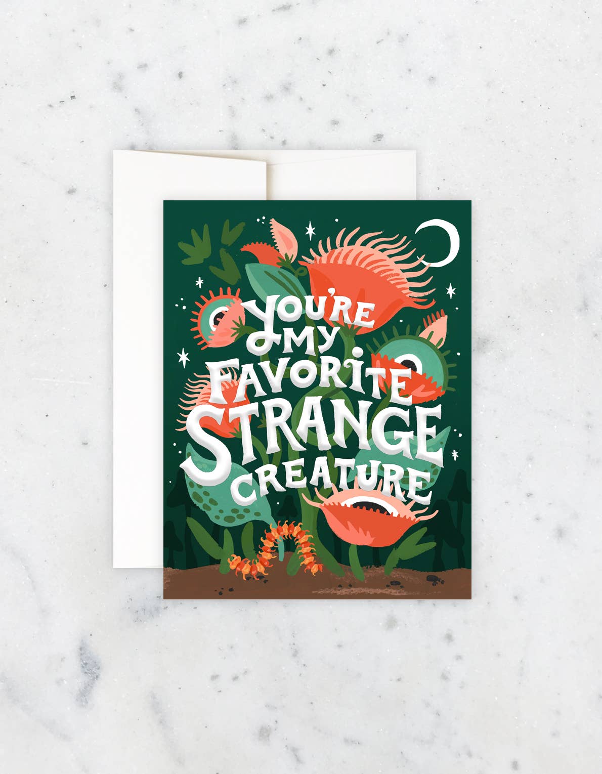 Love & Friendship Greeting Card | Strange Creature