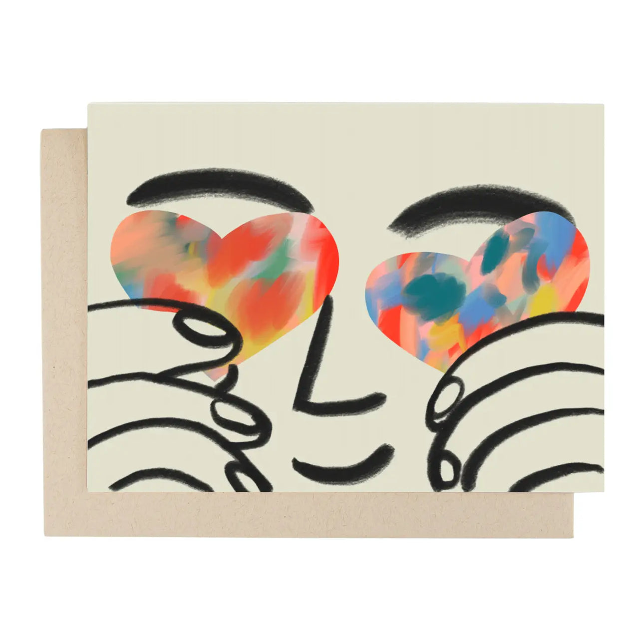 People I've Loved - Greeting Card - Heart Eyes