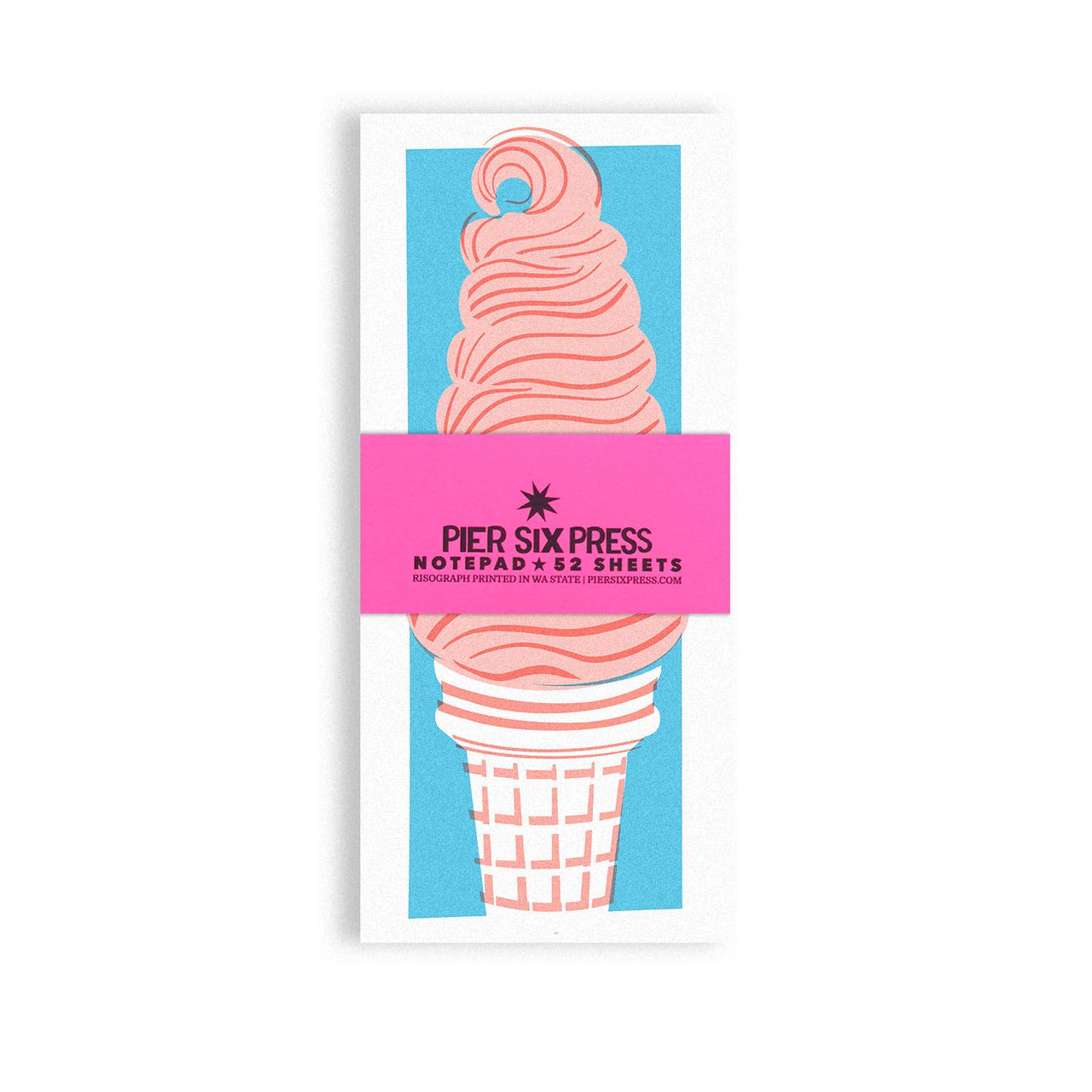 Ice Cream Treat - Risograph Market Notepad 
