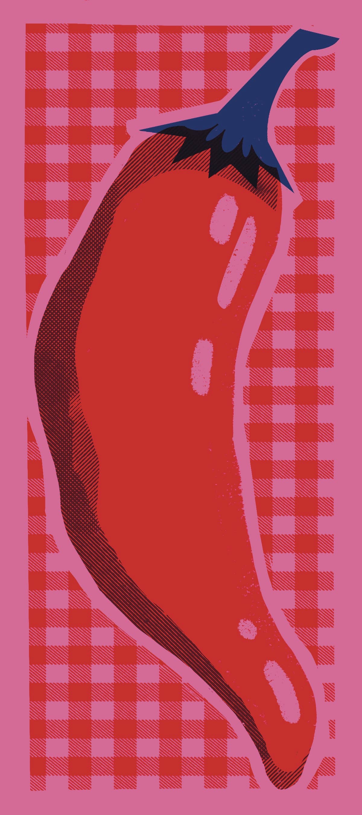 Red Chili Pepper - Risograph Market Notepad