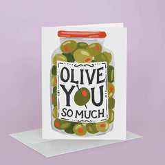 Love & Friendship Greeting Card | Olive You