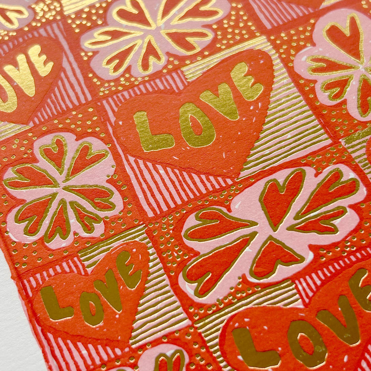 Love Heart Squares *FOIL*