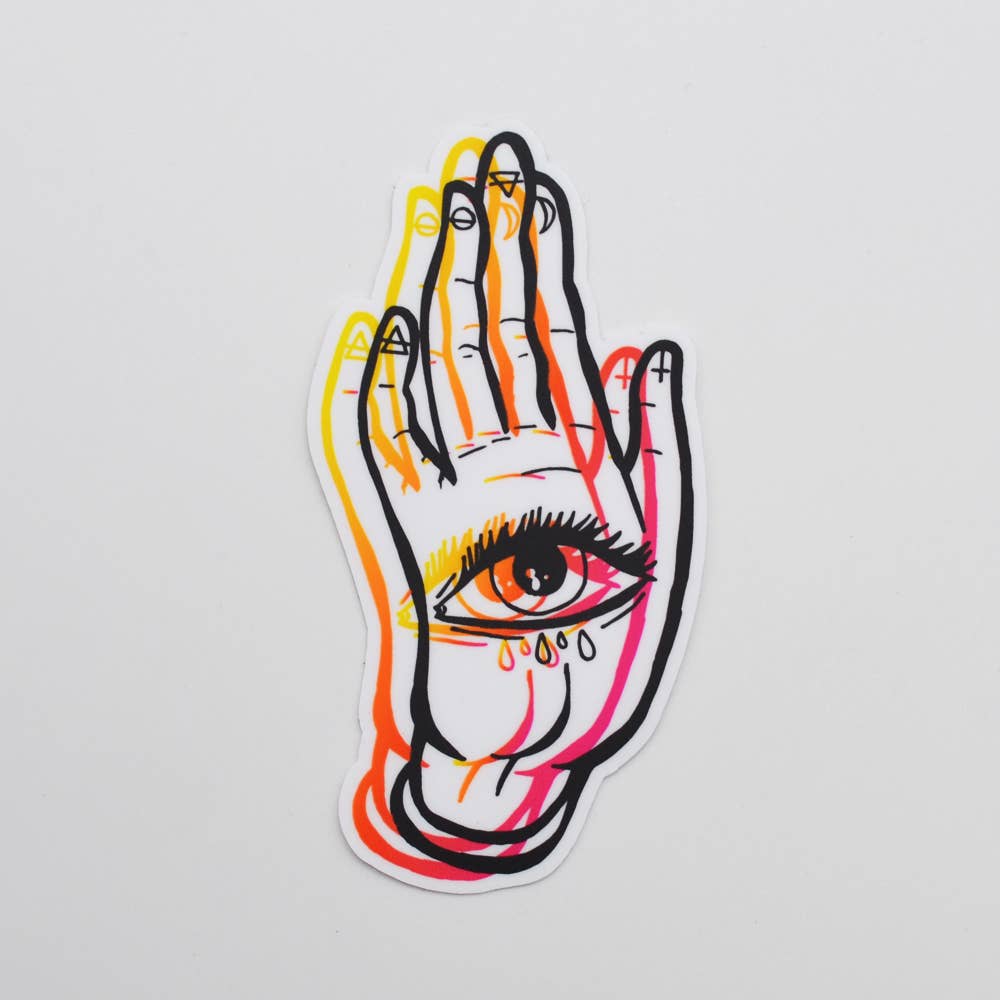 Metal- Sticker - All Seeing Hand