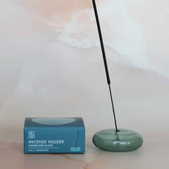 Glass Bubble Incense Holder : Orchid Translucent
