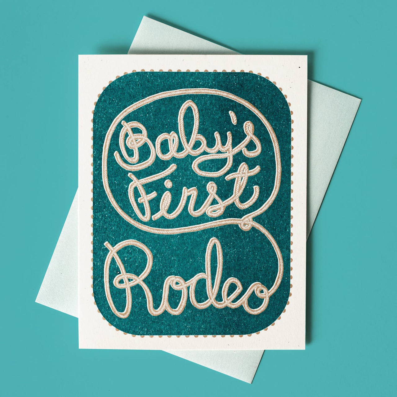 Bromstad Printing Co. - Greeting Card - Baby's First Rodeo