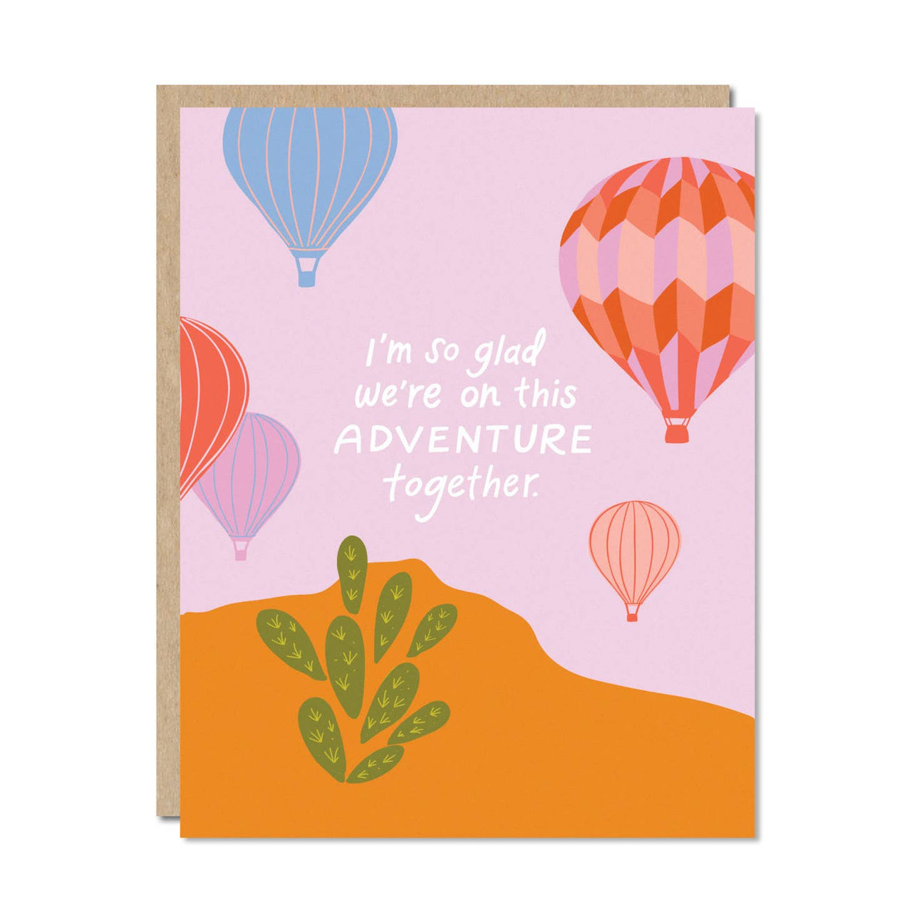 Odd Daughter - I'm So Glad We're on This Adventure Together Greeting Card