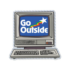 Red Cap Cards - Sticker - Go Outside